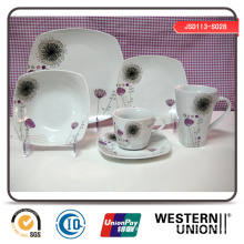 30PCS impressão Louça em porcelana